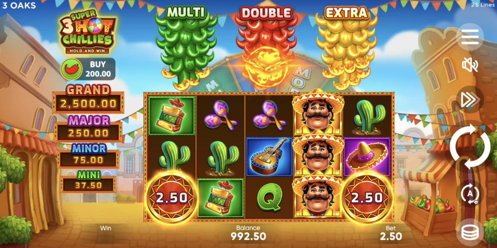 3 Super Hot Chillies Slot